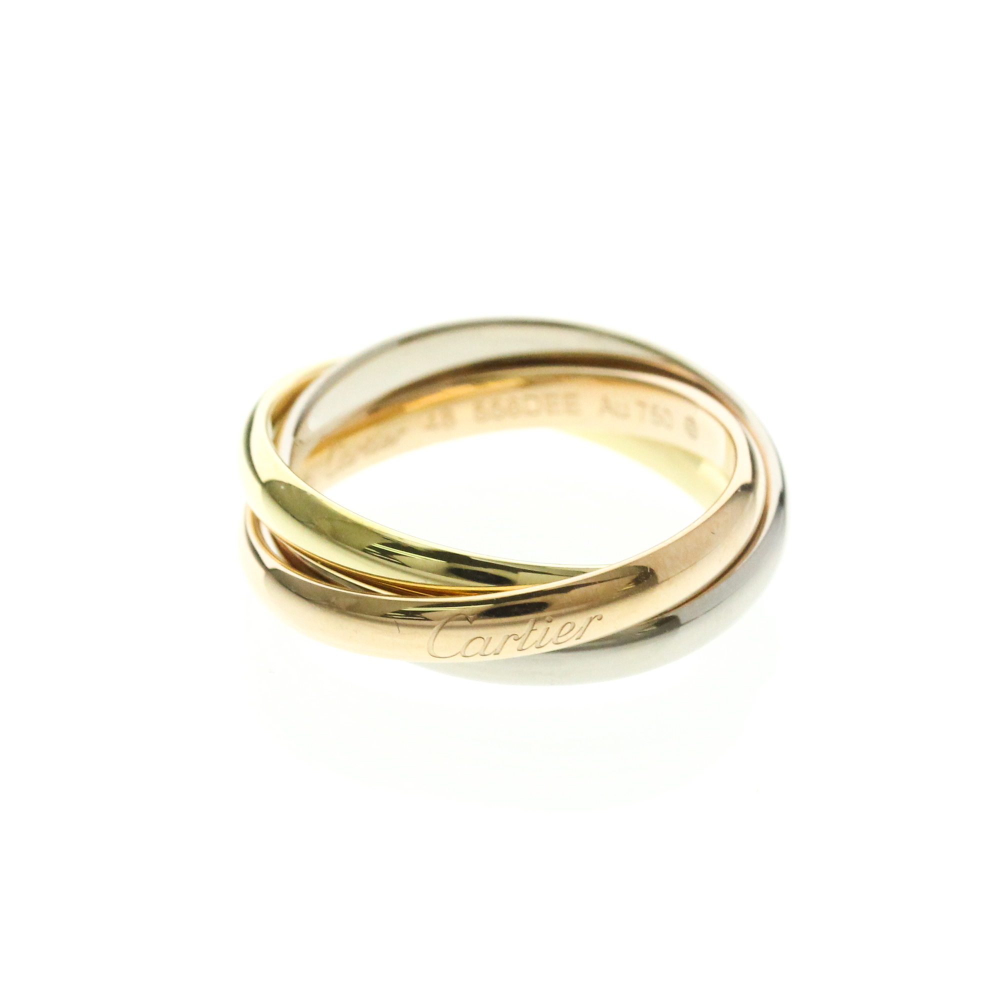Cartier Trinity Yellow Gold 18kPink Gold 18kWhite Gold 18k Fashion No